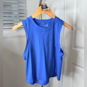 61. Lululemon Sheer Will Tank *Camo in Wild Bluebell